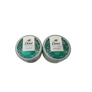 Dove Winter Mint Body Scrub‎ Limited Edition Set of 2 New